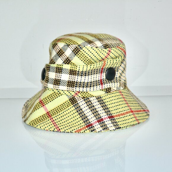 NWT AUTHENTIC BURBERRY WOOL BUCKET HAT - Picture 1 of 4